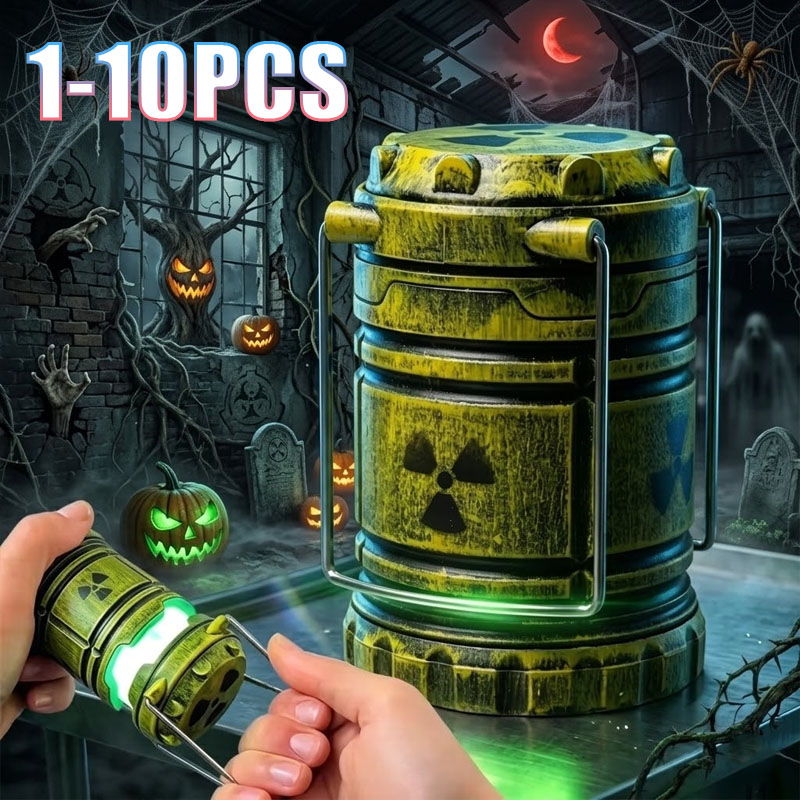 Office Tech And Gadgets - 1-10 個ミニ核発光ランタンハロウィンキャンプホームオフィスナイトランプ科学ギフトテックファン向けクールガジェット