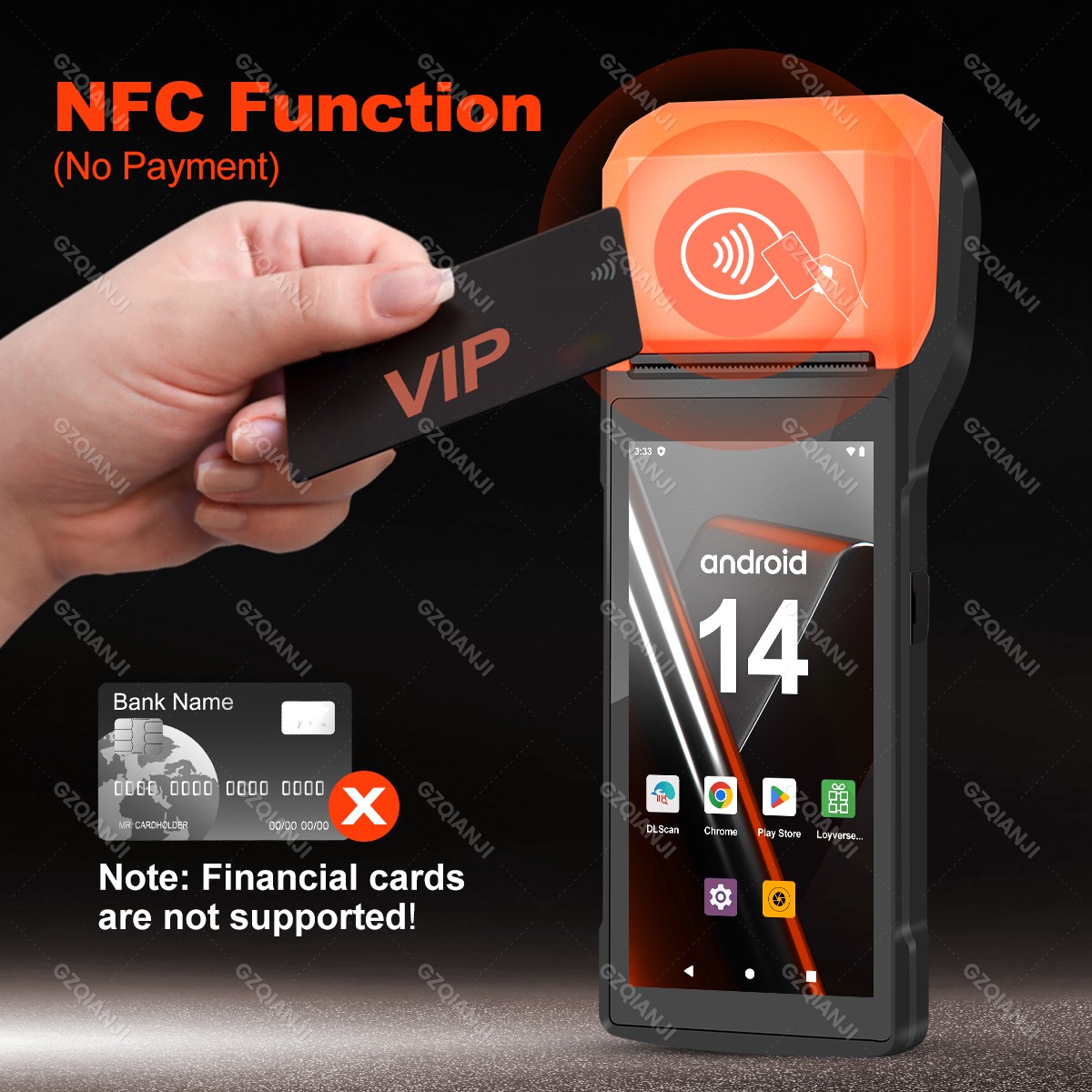 ハンドヘルド Android 13/14 PDA プリンタ  - Pos Terminal Android のレビューと価格