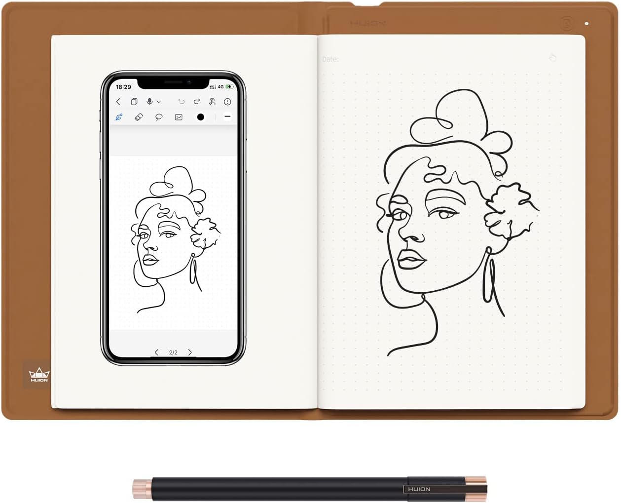 huion note 2 em 1 デジタル手書きノートブッ - Digital Signature Pad のレビューと価格