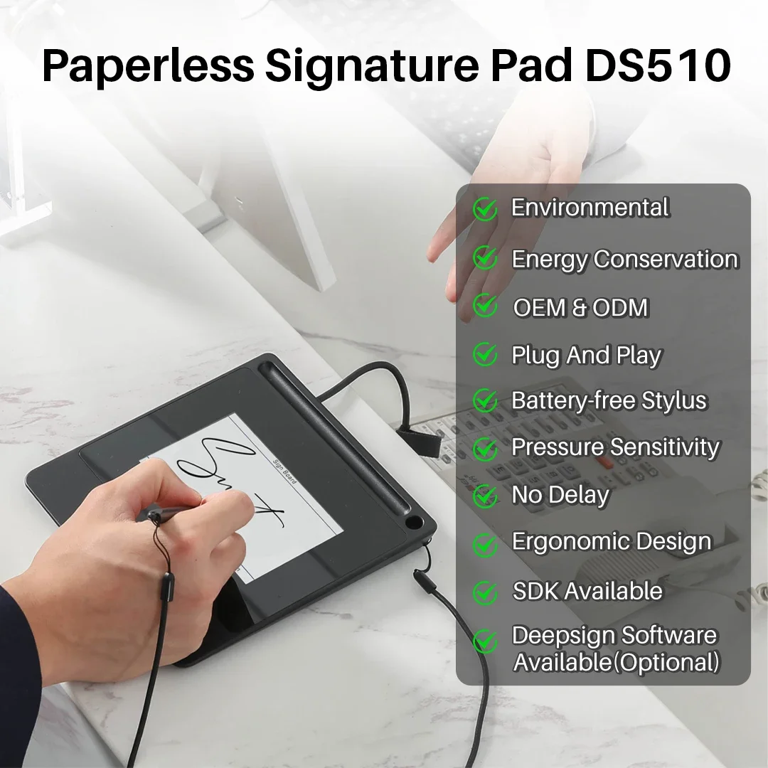 DS510 5インチ電子デジタルペンペーパーレス署名パッド（ - Digital Signature Pad のレビューと価格
