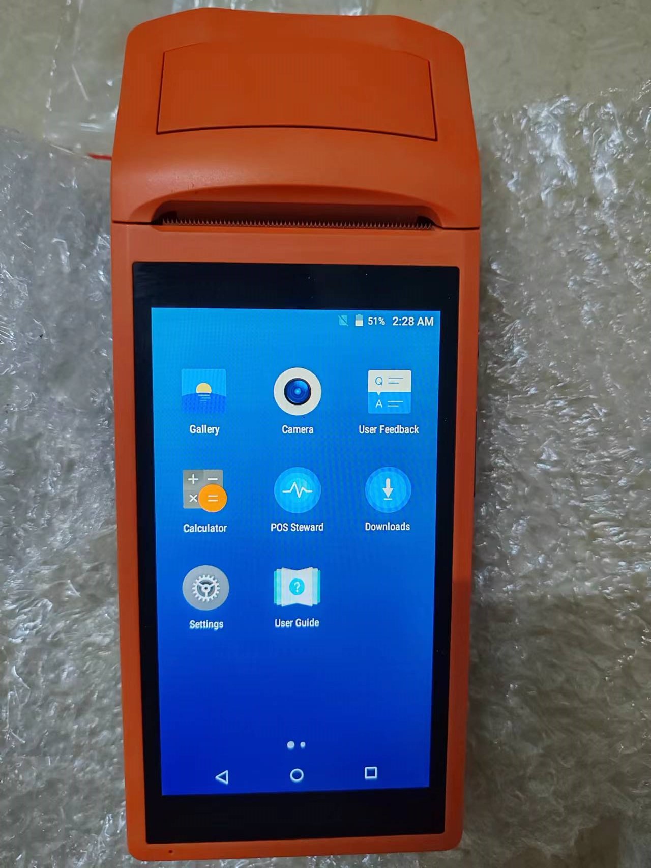 プリンター付きの中古ポータブルPOS端末,v1,Androi - Pos Terminal Android のレビューと価格