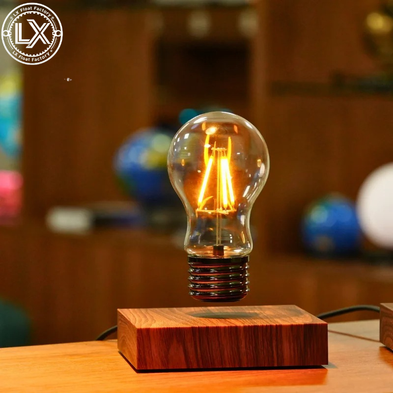 磁気浮上式ワイヤレスLED電球デスクランプ、ユニークなギフト - Office Technician のレビューと価格