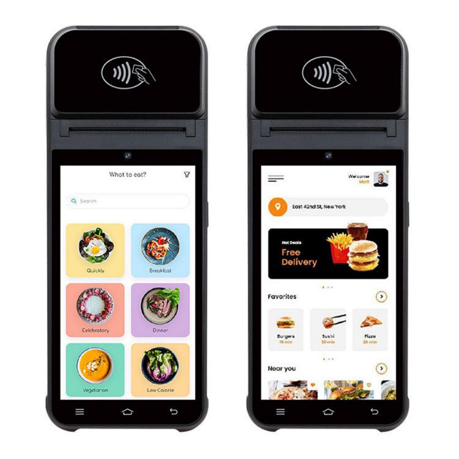 5.5インチAndroid 14搭載ハンドヘルドPOS端末、 - Pos Terminal Android のレビューと価格