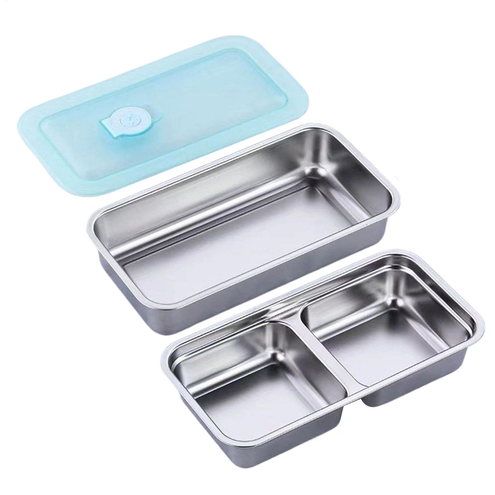 304ステンレス製ランチボックス弁当容器、漏れ防止密閉食品保 - Office Tech And Gadgets のレビューと価格