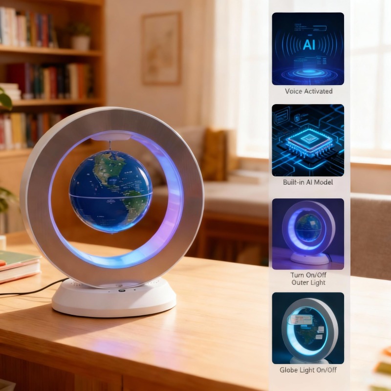 空中浮遊地球儀Bluetoothスピーカー フローティングラ - Office Tech And Gadgets のレビューと価格