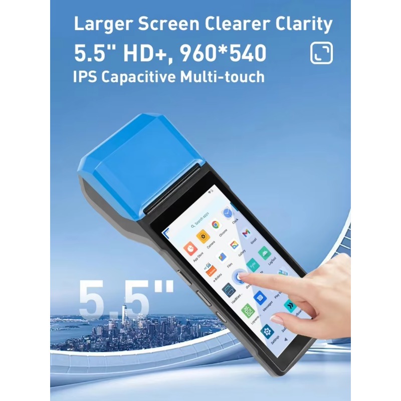 Android 13搭載モバイルハンドヘルドPOSマシン、W - Pos Terminal Android のレビューと価格