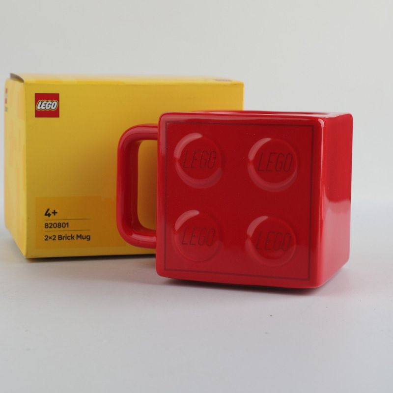 320ml セラミックマグカップ 2x2 レッドレゴブリック - Office Technician のレビューと価格